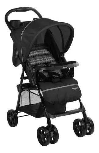 Carrinho De Passeio Para Bebê Spot Até 15kg Preto Voyage Imp01766 Cor Preto